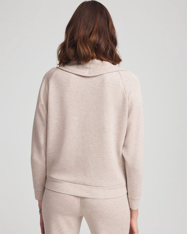 Zenergy Scuba Cowl Neck Pullover Top - image 3